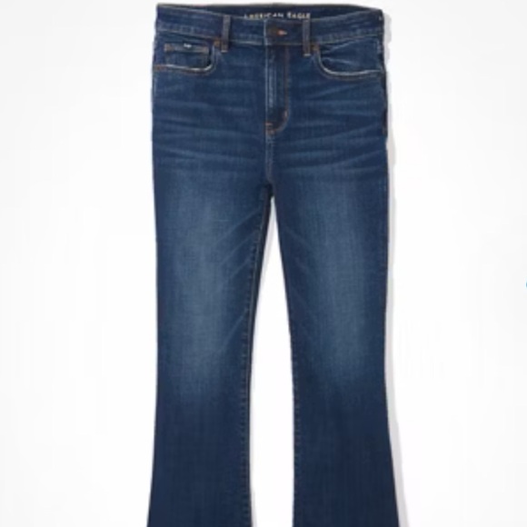 AE Stretch Super High-Waisted Flare Jean:
Size: 8 Regular - Picture 1 of 7